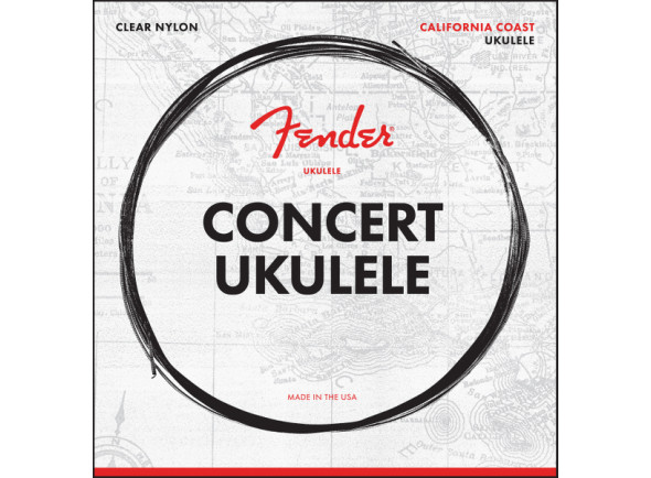 Fender Concert Ukulele Strings, Set of Four Fender Concert Ukulele Strings, Set of Four